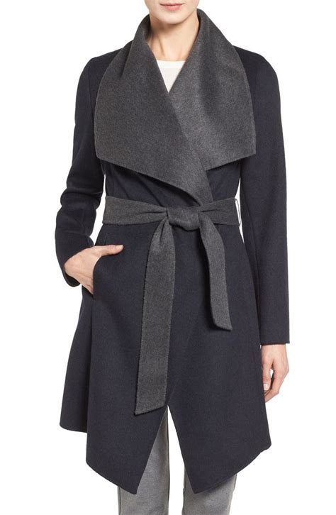 michael kors wool shawl collar double|Double Face Wool Blend Shawl Collar Coat .